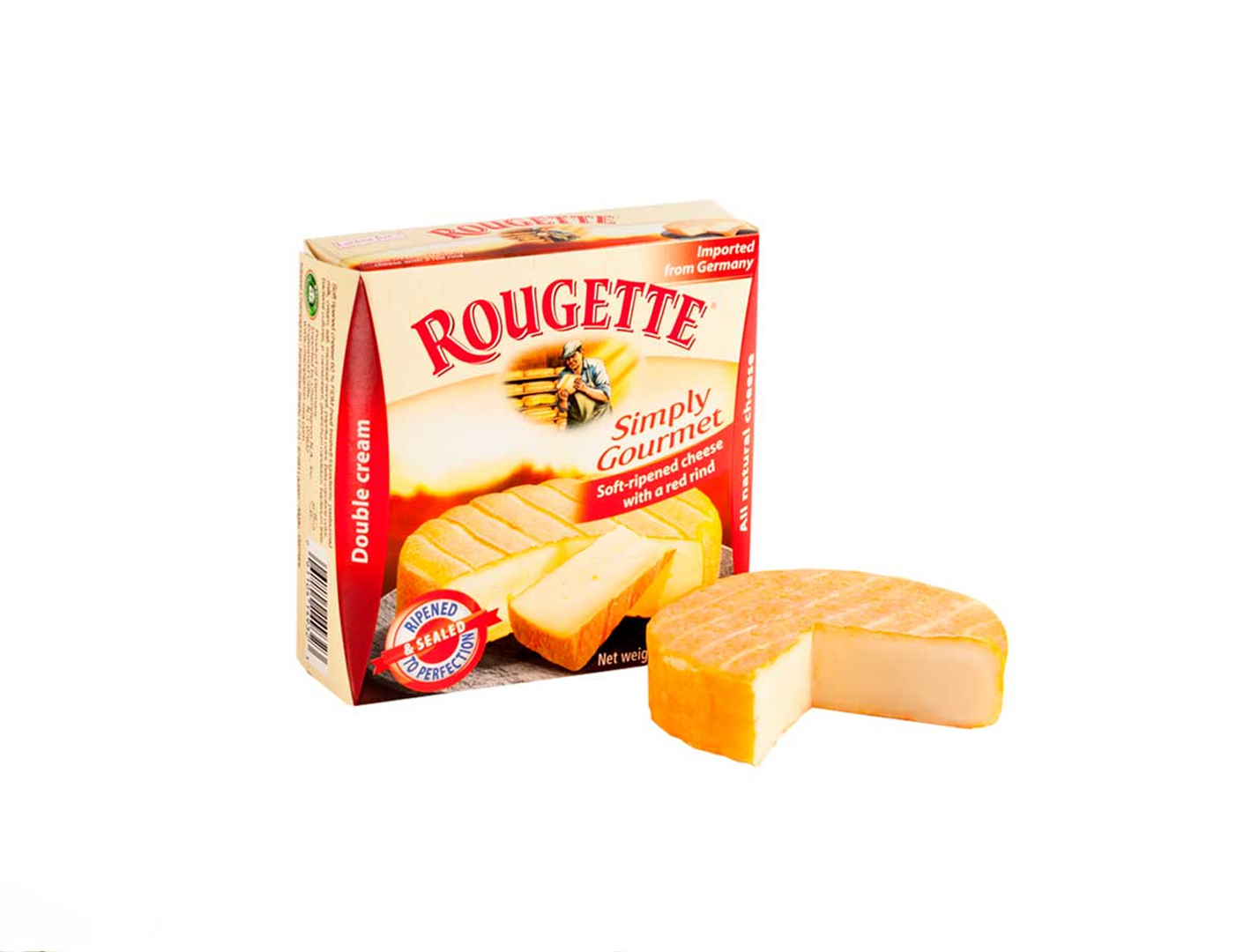 Сир Rougette Creamy Red Cheese (Kazerei) 60% 125г
