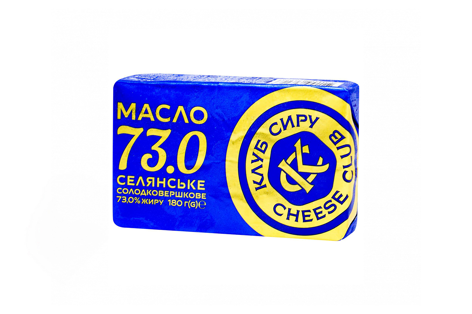 Масло ТМ “Клуб Сиру” 73% 180г