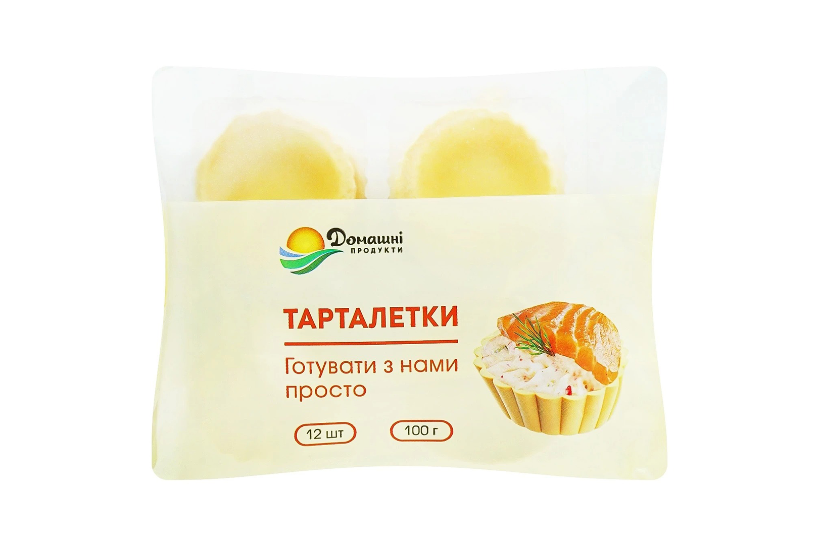 Тарталетки ТМ “Домашні Продукти”, 100 г