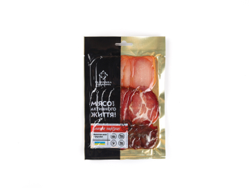 ”Delicacy” set of raw smoked meat, 100 g