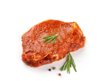 Стейк зі свинини на кістці в маринаді «Чілі Вілі»