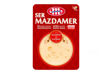 Cheese slices “Mazdamer” TM “Mlekovita”, 150 g