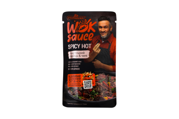 Соус WOK «Spicy hot» з тімутським перцем та чилі, ТМ “Приправка”, 140 г