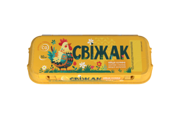 Яйця курячі С0 ТМ “Свіжак”, 10 шт