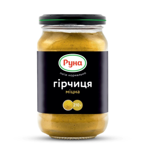 Гірчиця “Міцна” ТМ “Руна”, 210 г