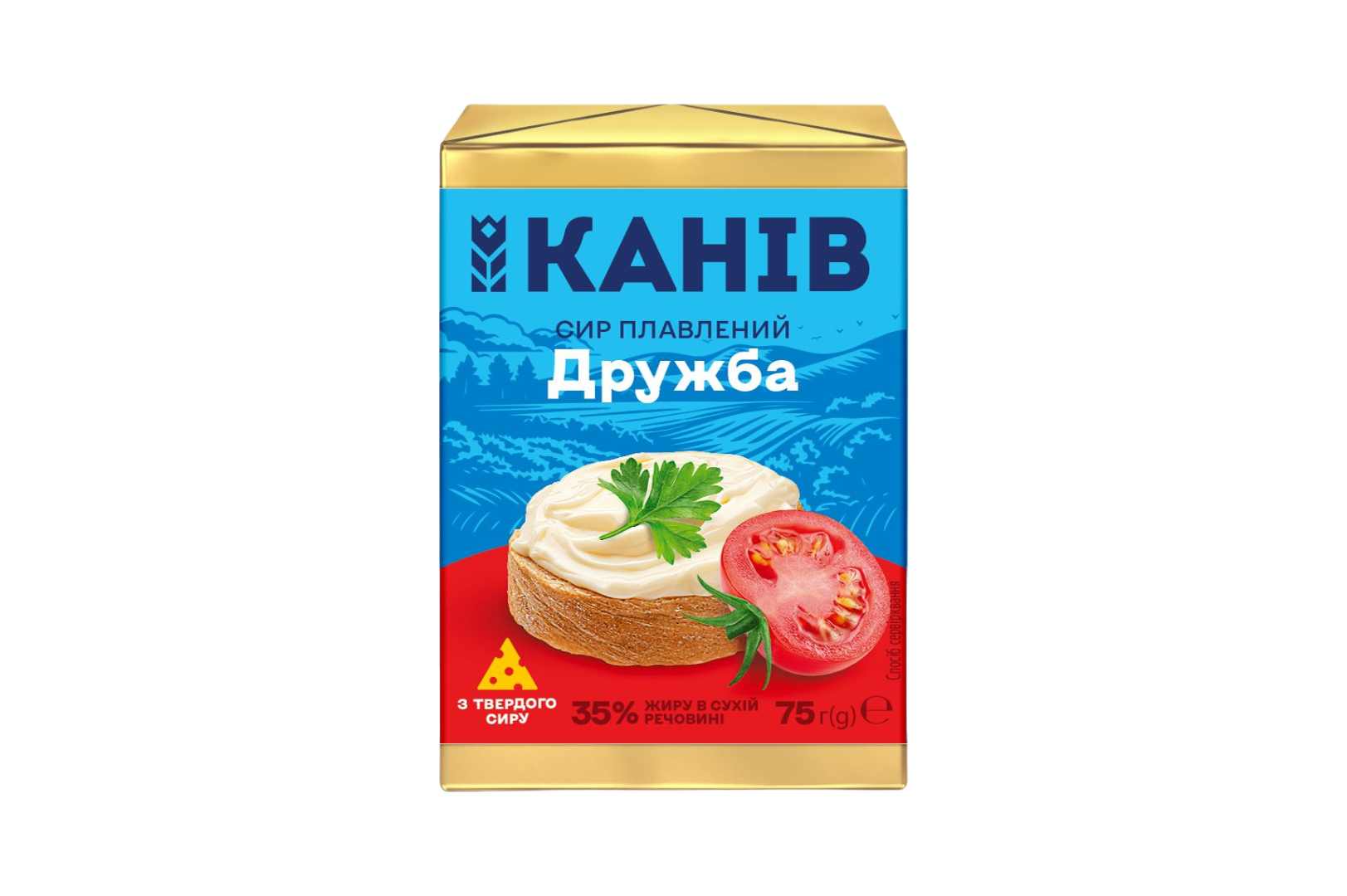 Сир плавлений “Дружба” ТМ “Канів 1971”, 75 г