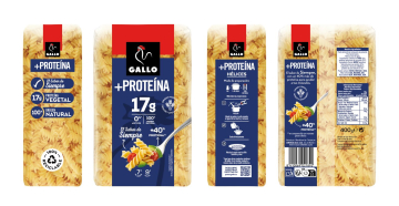 Макарони спіральки “Proteina Hélices” ТМ “Gallo”, 400 г