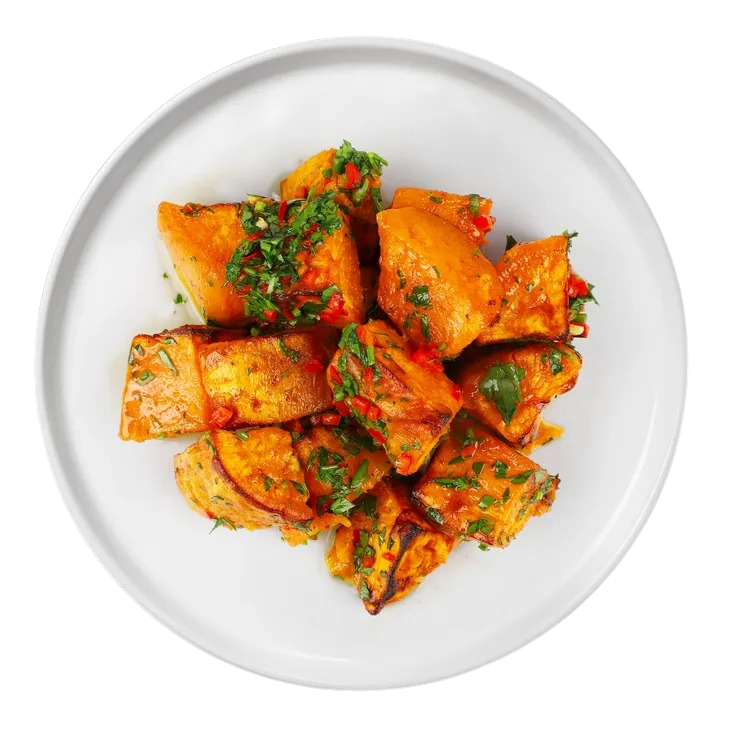 Батат печений