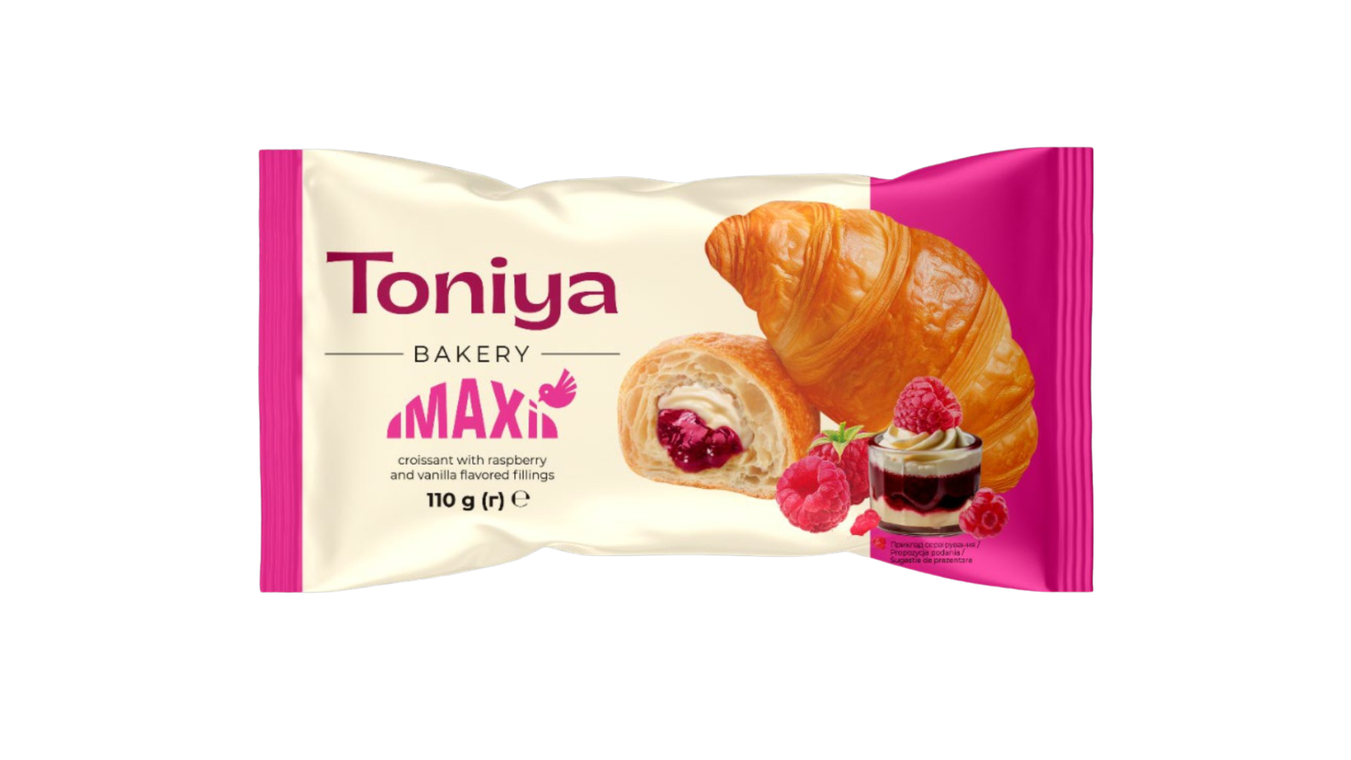 Круасан “Малина та ваніль” ТМ “Toniya”, 110 г