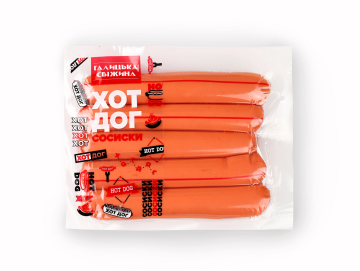 Сосиски “Хот-Дог” варені 1/г, 300 г