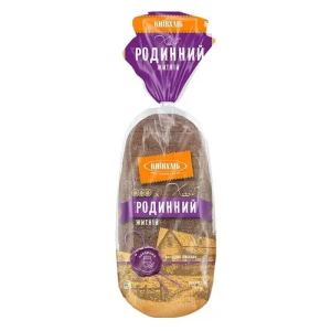 Хліб “Родинний житній” нарізаний ТМ “Київ Хліб”, 700 г