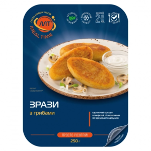 Зрази з грибами ТМ “Meal Time”, 250 г