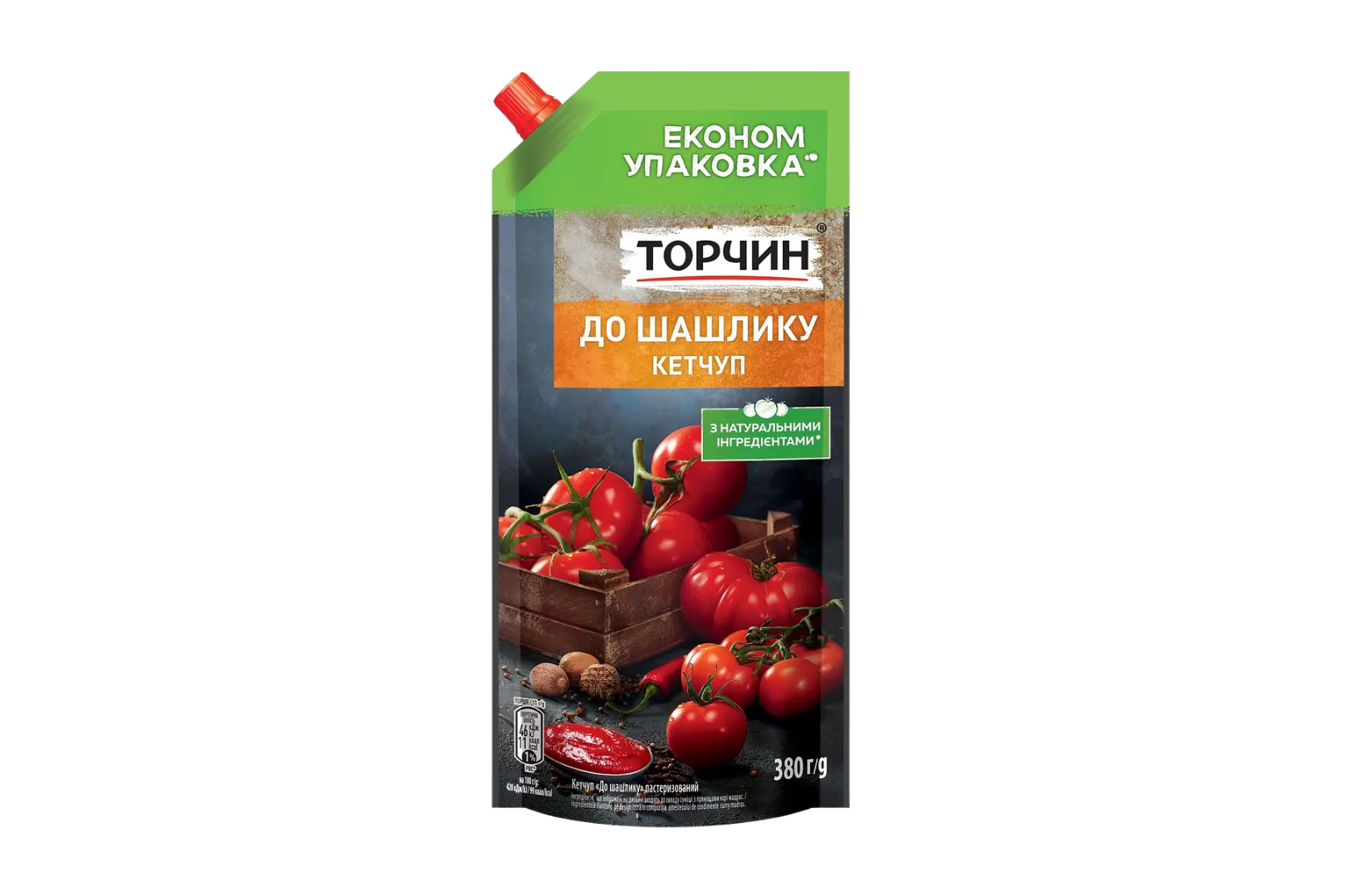Кетчуп “До шашлику” ТМ “Торчин”, 380 г