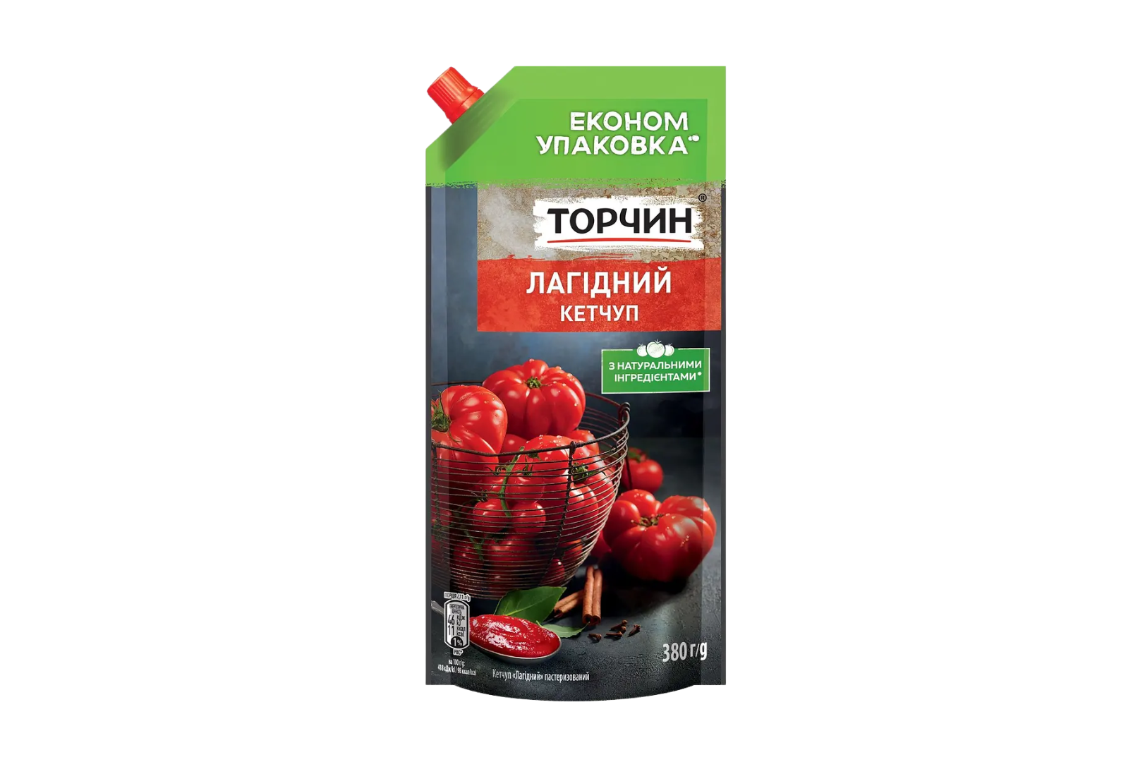 Кетчуп “Лагідний” ТМ “Торчин”, 380 г