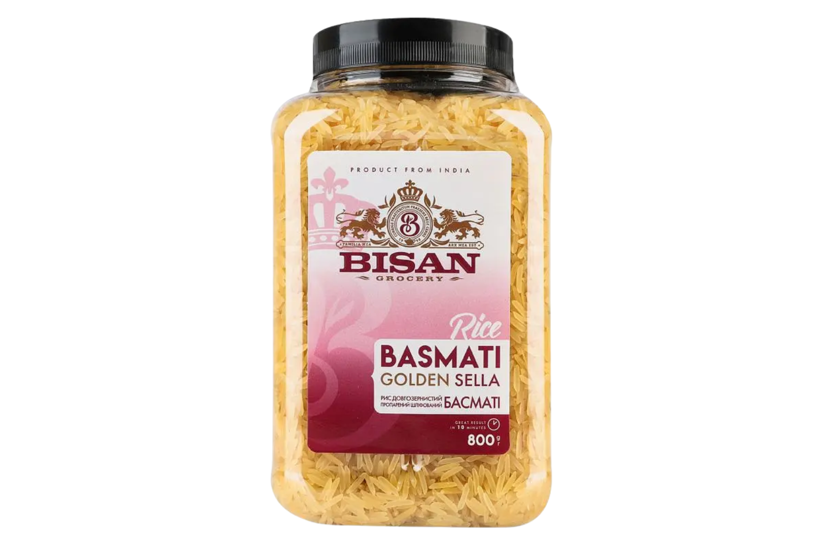 Рис Басматі “Golden Sella” ТМ “Bisan”, 800 г