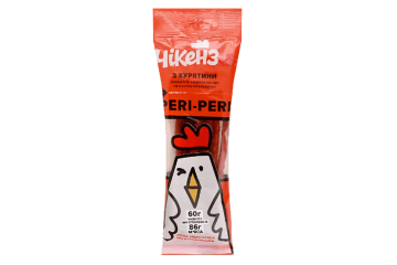 Снеки “Чікенззз” Peri-Peri з м’яса птиці сушені, 60 г